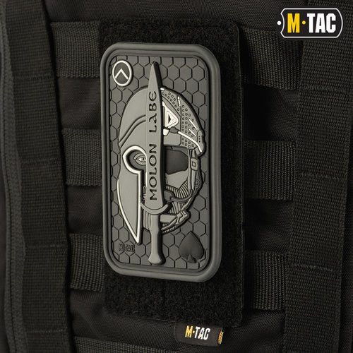 M-Tac - Panel na naszywki na MOLLE - 80 x 135 mm - Czarny - 10122002