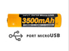 Fenix - 18650 3500mAh 3,6V Li-Ion Akku - USB - ARB-L18-3500U