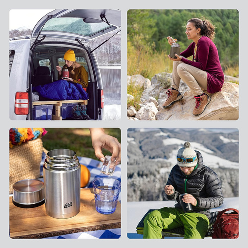 Esbit - Food Thermos Classic Food Jug - 1000 ml - Olive Green - FJ1000ML-OG