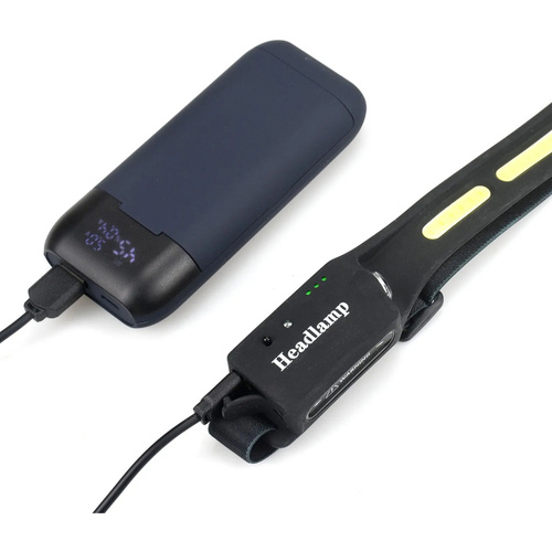 Speras - Latarka LED / Czołówka B47L-1 - 500 lumenów - USB-C - Czarna - B47L-1