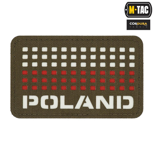 M-Tac - Flag patch Poland Laser Cut 50х80 - Red/Ranger Green/Biały - 51006123