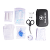 Fosco Industries - First Aid Kit with Equipment - 28 items - Black - 469480