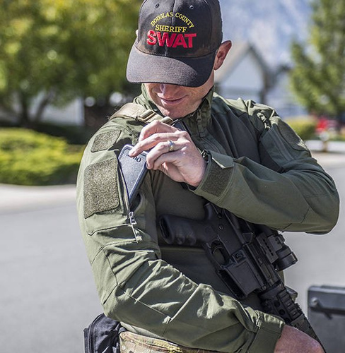 Helikon - MCDU Combat Shirt & Reg - NyCo Ripstop - Schwarz - BL-MCD-NR-01