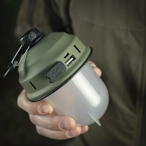 M-Tac - Wiederaufladbare LED-Reiseleuchte - Olive - MTC-KS078