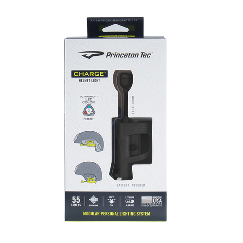Princeton Tec - MPLS Charge LED Taschenlampe - 55 lm - Schwarz - C-RBI-BK