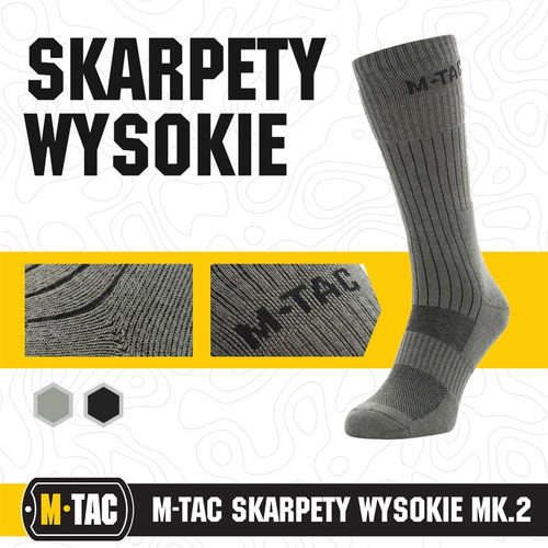 M-Tac - Hohe Socken - Mk.2 - Schwarz - 30902001