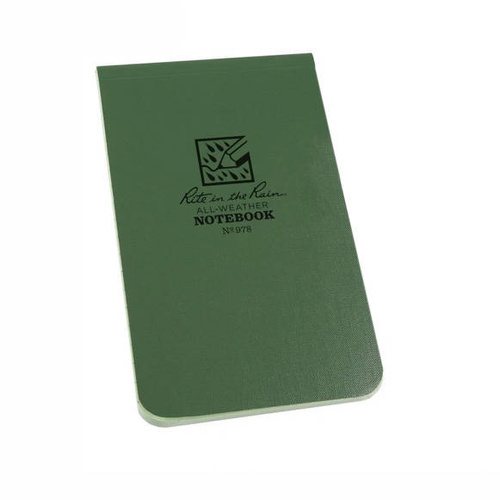 Rite in the Rain - Allwetter-Notizbuch - 3 1/4x5 1/4'' - 978 - Olive
