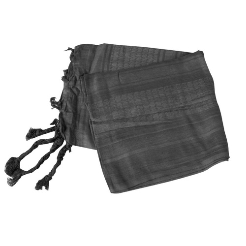 Mil-Tec - Chusta Arafatka Shemagh - 100% Bawełna - Czarna - 12618000