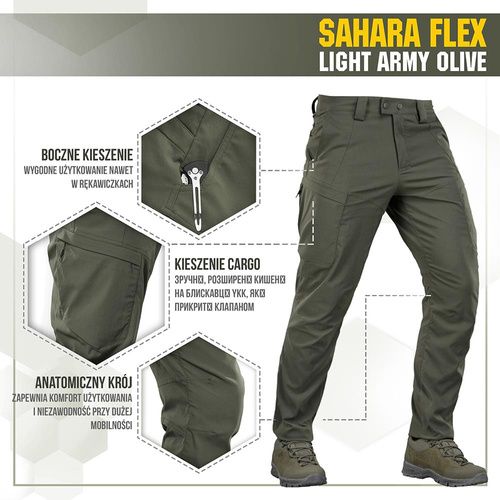 M-Tac - Sahara Flex Lite Hose - Army Olive - 20064062
