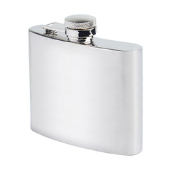 Mil-Tec - Piersiówka ze stali nierdzewnej - 140 ml - Srebrna - 14520018-005