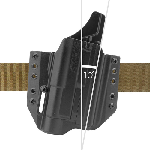 Bravo Concealment - OWB Holster für S&W M&P 2.0 9 mm/.40 mit TLR-1 HL Taschenlampe - Rechts - BC30-1007