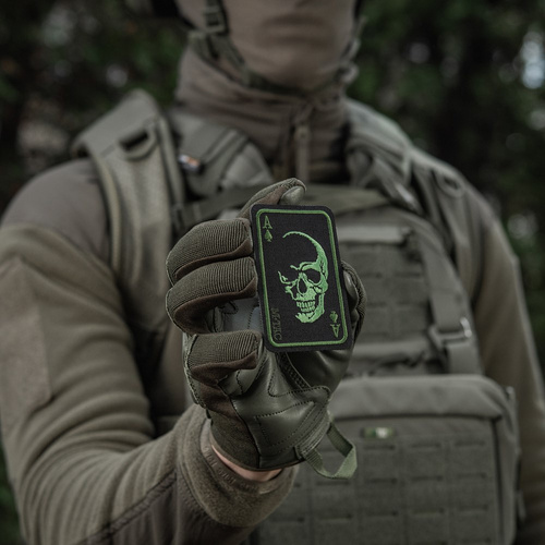 M-Tac - Morale Patch Face of War - Cordura - Black/Green - 51389201