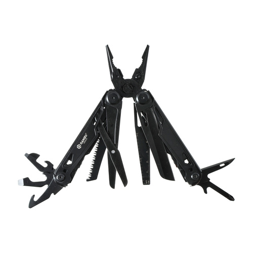 Ganzo - Multitool mit Bit-Set G303-B - 14 Werkzeuge - Schwarz - G303-B