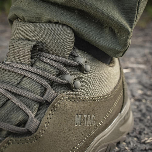 M-Tac - Patrol R Stiefel - Leder - Olive - 30203901