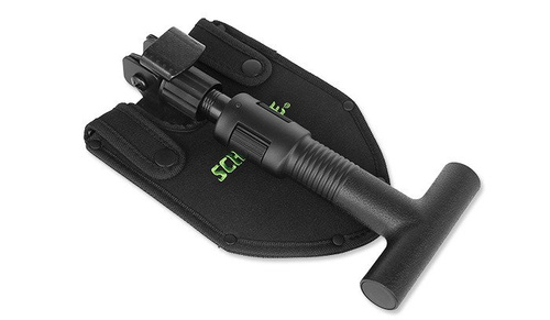 Schrade - Saperka wojskowa składana Telescoping Folding Shovel - Czarna - SCHSH1