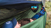 Lesovik - Wanderhängematte DRAKA mit Moskitonetz und Aufhängung SNEKA - Treetop Green