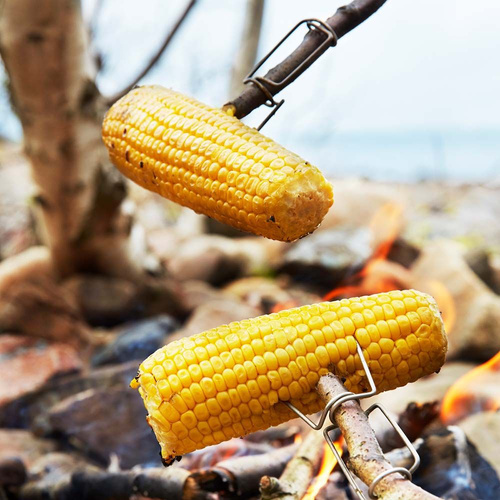 Light My Fire - Grandpa's FireFork 2er-Pack BIO Lagerfeuer-Spieße - SandyGreen / DustyPink - 2302011313