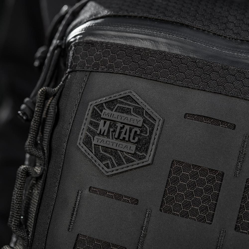 M-Tac - Torba kieszeń pionowa Laser Cut Hex - Czarna - 10241002