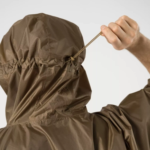 Helikon - Poncho Lightweight - Polyester Ripstop - Earth Brown - PO-LHW-PO-0A