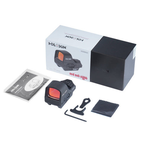 Holosun - Kolimator Open Reflex HS510C Multi Reticle - Solar Panel - Czarny