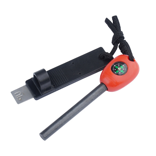 MFH - Ferrocerium Fire Rod With Compass - 27107
