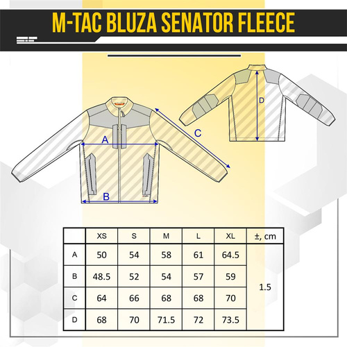 M-Tac - Fleece Sweatshirt Senator - Black - 20477002