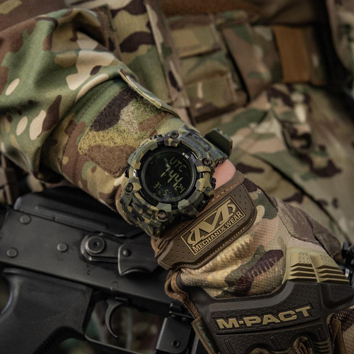 M-Tac - Zegarek taktyczny 2037 - LED - 5 ATM - Camo - 50007030
