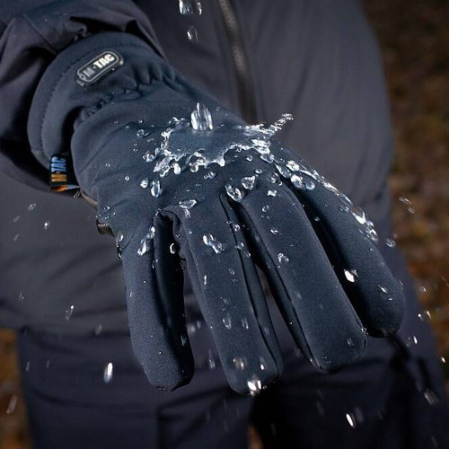 M-Tac - Soft Shell Thinsulate Tactical Gloves - Dark Navy Blue - 90308015