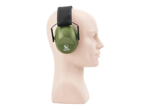 RealHunter - Pasywne ochronniki słuchu Passive - 20 NRR - Oliwkowe - 258-015