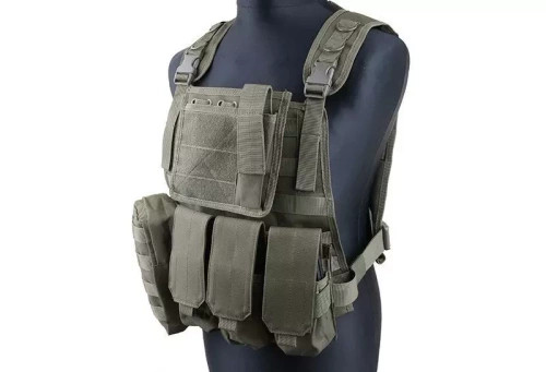 GFC Tactical - Taktische Plattenträgerweste MBSS - Nylon - Olive - GFT-18-001014