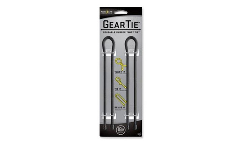 Nite Ize - Gear Tie 18" - Black - 2Pack - GT18-2PK-01