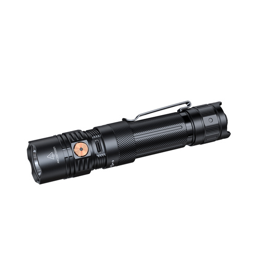 Fenix - Tactical LED Flashlight PD36R ACE with 5000 mAh Battery - 3000 lm - Black - PD36R ACE