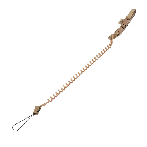 Cetacea Tactical - Einfache Kleidung Mini-Coil Lanyard - Coyote Braun - TA-PCO-COY
