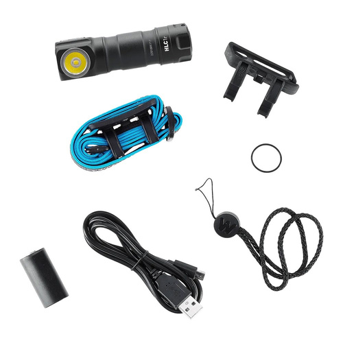 Walther - Flashlight LED HLC1r - 500 lm - Black - 3.7137
