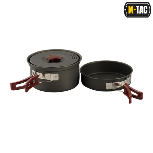 M-Tac - Travel Canteen - Set of 2 Dishes - Black - MTC-DM-CS1