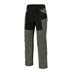 Helikon - Spodnie outdoorowe Hybrid Outback Pants - DuraCanvas - Taiga Green / Czarne - SP-HOP-DC-0901A