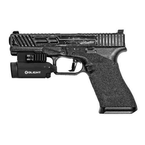 Olight - Latarka taktyczna na broń z celownikiem laserowym BALDR S - 800 lumenów - Czarna