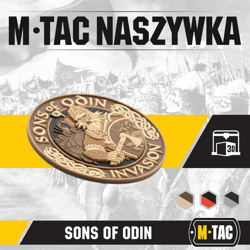 M-Tac - Naszywka PVC 3D Sons of Odin - Coyote - 51137005