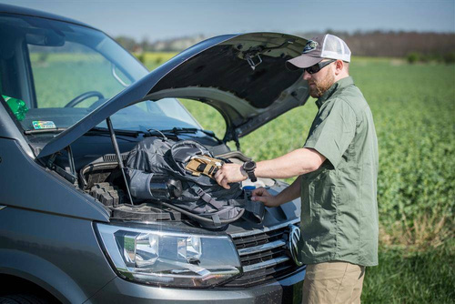 Helikon - Panel na rzep Insert MOLLE Adapter 2 - Cordura - Shadow Grey - IN-MA2-CD-35