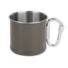 Mil-Tec - Becher mit Karabiner - 500 ml - OD Grün - 14608202
