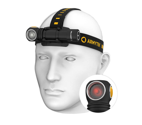 Armytek - Stirnlampe Wizard C2 WR - Magnetisches Ladegerät - 1100 lm - 18650 - Schwarz - F06901C