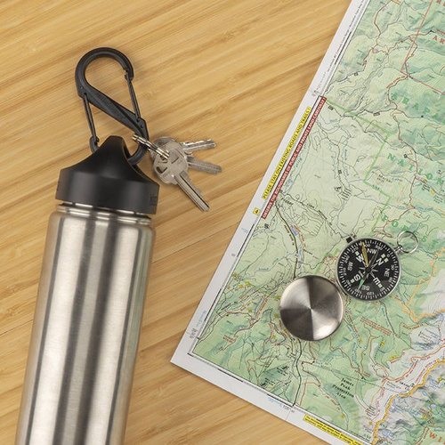 Nite Ize - S-Biner #4 Plastic Black Gate - Czarny - SBP4-03-01BG