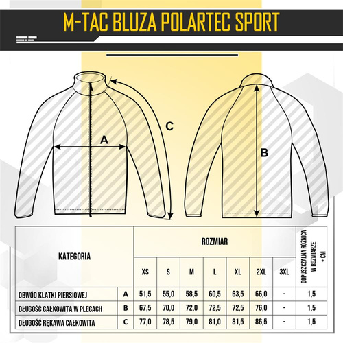 M-Tac - Polar wojskowy Polartec Sport - Coyote - 70017005