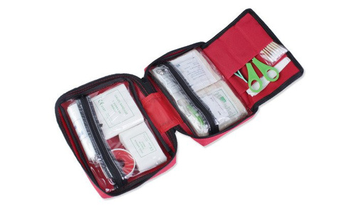 Mil-Tec - Apteczka - First Aid Kit - Duża - Czerwona - 16027000