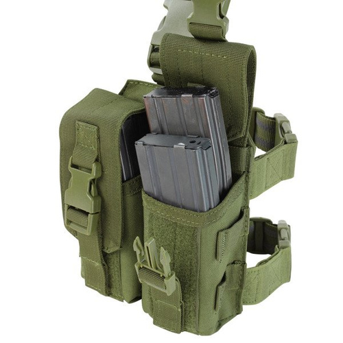 Condor - Drop Leg M4, M16 Mag Pouch - Zielony OD - MA65-001