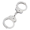 Alcyon - Stahlketten-Handschellen - Doppelte Verriegelung - Silber - 5050-X