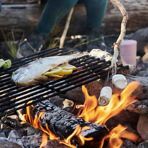 Light My Fire - Grandpa's FireFork 2er-Pack BIO Lagerfeuer-Spieße - SandyGreen / DustyPink - 2302011313