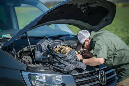 Helikon - Panel na rzep Insert MOLLE Adapter 2 - Cordura - Shadow Grey - IN-MA2-CD-35