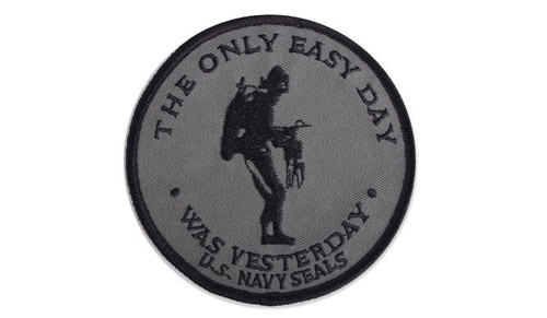 FOSTEX - Patch - Der einzige einfache Tag US Navy Seals - OD Grün