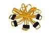 ESP - Textile Einweghandschellen - 5 Stück - Gelb - HT-01-Y